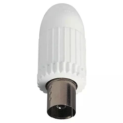 CONNETTORE TV-RD-SAT FEMMINA ASSIALE BIANCO