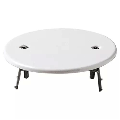 COPERCHIO ROTONDO Ø76MM +GRIFFE BIANCO