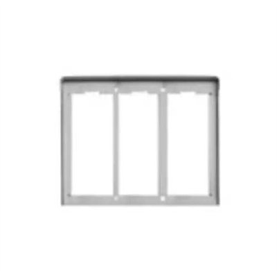 CORNICE PER CITOFONI 3 PLACCHE 2M ALLUMINIO