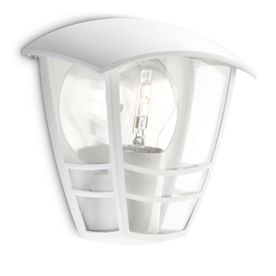 CREEK LAMPADA A MURO BIANCO IN ALLUMINIO 1 LUCE