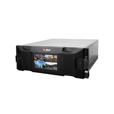 DAHUA NVR724DR-256 - VIDEOREGISTRATORE DAHUA NVR 256 CANALI IP FINO A 12MP CON MONITOR INTEGRATO,DOPPIO ALIMENTATORE, ALLOGGIA 2