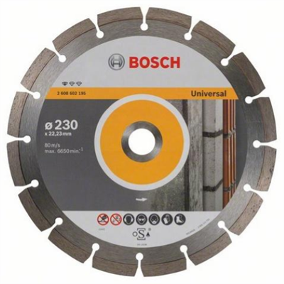 DISCO DIAMANTATO PROF.UNIVERSAL 230MM 22,23
