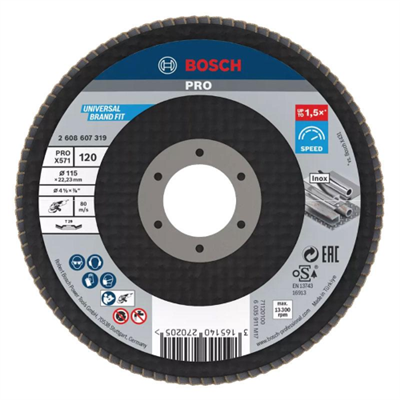 DISCO LAMELLARE BEST METAL BOMB 115MM G120