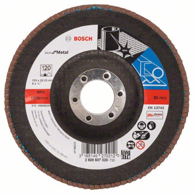 DISCO LAMELLARE BEST METAL BOMB 125MM G120