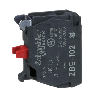 ELEMENTO DI CONTATTO SINGOLO - 1NC - HARMONY XB4-XB5 - DIAMETRO 22MM - MORSETTO A VITE