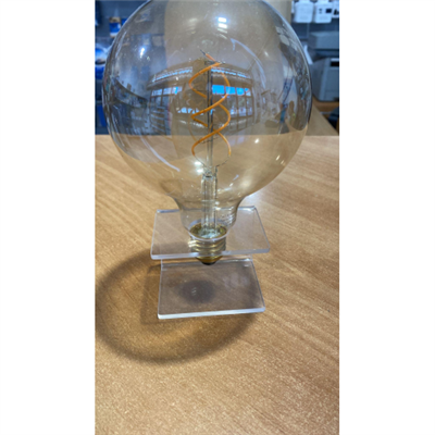 ESPOSITORE IN PLEXIGLASS PER 1 LAMPADINA CON ATTACCO E27 - MADE IN ITALY