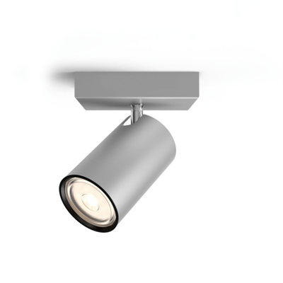 FARETTO A SOFFITTO/PARETE KOSIPO ALLUMINIUM 1XNW 230V