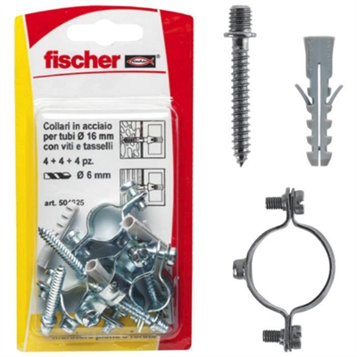 FISCHER COLLARI D20 K FISSATUBI - CONF. 4PZ