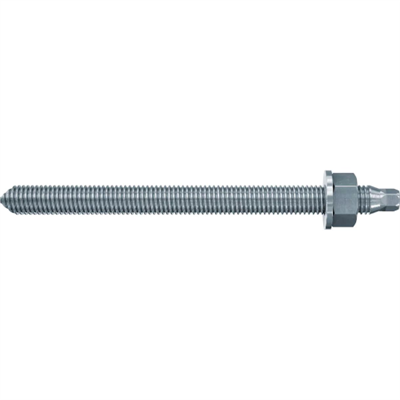FISCHER RG M12X160 BARRA FILETTATA IN ACCIAIO CON DADO E ROSETTA - CONF. 10PZ
