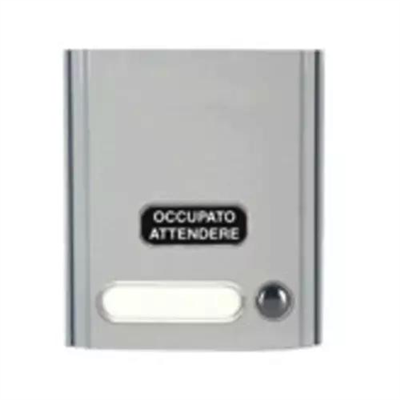 GALILEO MODULO OCCUPATO/ATTENDERE A 1 PULSANTE, GRIGIO CHIARO