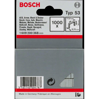 GRAFFA A FILO FINE, TIPO 53 - 11,4 X 14 X 0,74MM