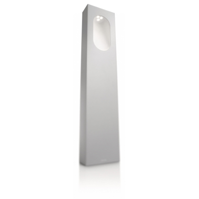 HEDGEROW PALO IN ALLUMINIO GRIGIO LED H. 60 CM