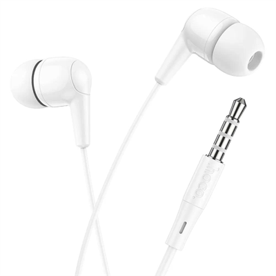 HOCO - AURICOLARI CON FILO JACK 3,5MM M97 BIANCO