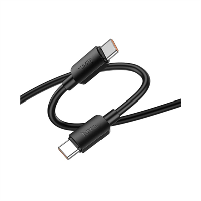 HOCO - CAVO DATI HYPER POWER DELIVERY X96 - USB TYPE-C TO USB TYPE-C, 100W, 1.0M - NERO