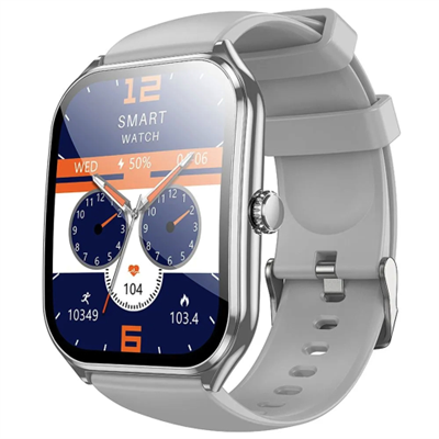 HOCO - SMARTWATCH Y28 AMOLED CON FUNZIONE CHIAMATA - SILVER