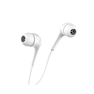 HOCO M40 - AURICOLARI CON MICROFONO IN EAR CON FILO JACK 3,5MM - BIANCO
