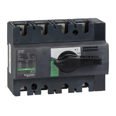 INTERRUTTORE / SEZIONATORE COMPACT INS100 - 100 A - 4 POLI
