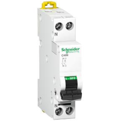 INTERRUTTORE MAGNETOTERMICO C40N 1P+N C 25A 6000A