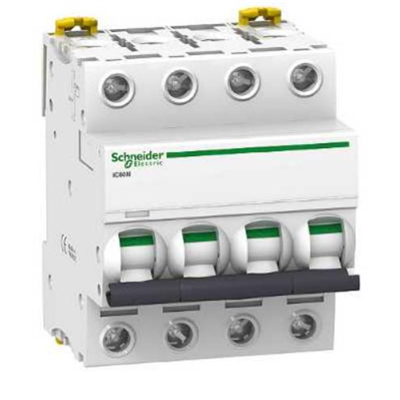 INTERRUTTORE MAGNETOTERMICO IC60N 4P C 10A 6000A