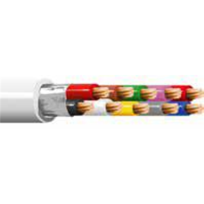 ITC CAVO SICUREZZA E ALLARME PVC TS19/HR19 2X0,75 + 10X0,22 - MATASSA 100M - COLORE BIANCO