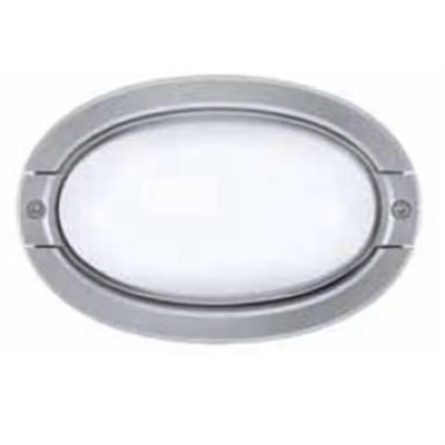 LAMPADA DA PARETE ELISSA OV E27 ARGENTO 12012703 - LAMPADA NON INCLUSA