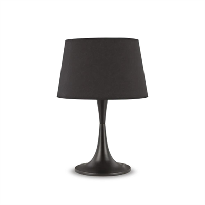 LAMPADA DA TAVOLO IDEAL LUX LONDON TL1 BIG NERO
