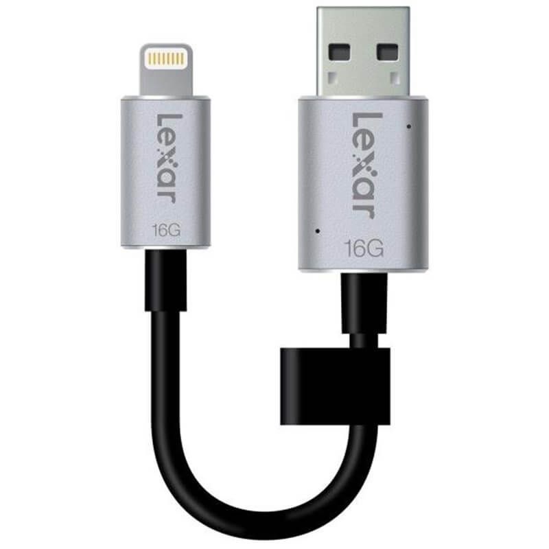 PENDRIVE CAVO DI RICARICA LEXAR USB 3.0 LIGHTNING 16GB JUMPDRIVE C20I