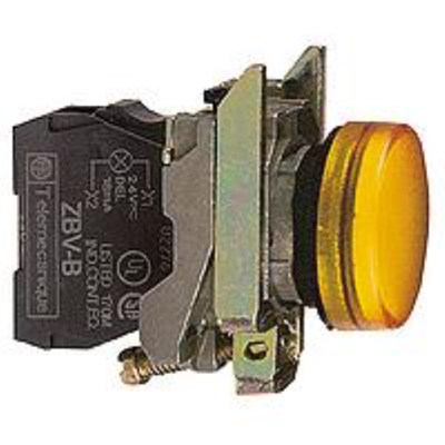 LAMPADA SPIA Ø22 - ARANCIONE - LED UNIVERSALE- 24VAC/DC