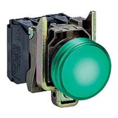 LAMPADA SPIA Ø22 - VERDE - LED UNIVERSALE- 24VAC/DC
