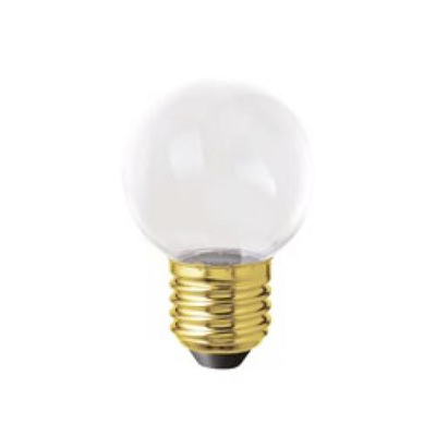 LAMPADINA TRASPARENTE LED, E27, GLOBETTA G45, 1W, 130 LM, COLORE CALDO 2700K, CLASSE A++, NON DIMMERABILE