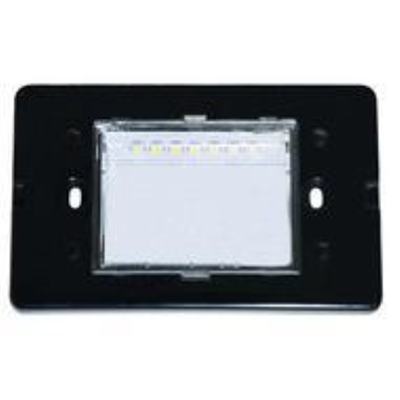 LIFE PUNTO LUCE SEGNAPASSO LED MONTAGGIO A INCASSO RETTANGOLARE 2W IP65 COLORE NERO - BIANCO NATURALE - 39.9PL5030N