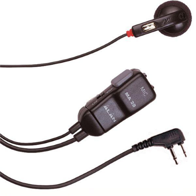 MA28-L MICROFONO AURICOLARE 2 PIN CONNETTORE A L