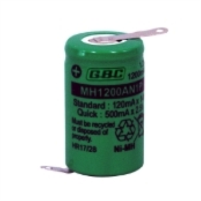 MH1200AN1P - BATTERIA RICARICABILE NI-MH 2/3AF 1200MAH GBC