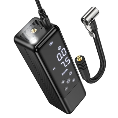 MINI COMPRESSORE PORTATILE HOCO PORTABLE ELETRIC AIR COMPRESSOR ZP5 BLACK