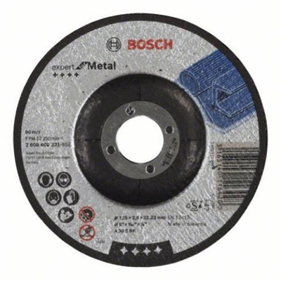 MOLA TAGLIO 125 X 2,5 METALLO C.DEPRES.