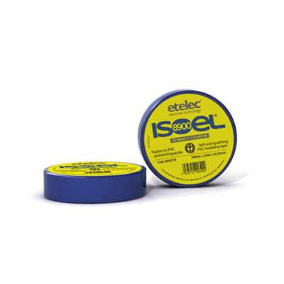NASTRO ISOLANTE ISOEL 19BE 19MMX25M S0.15MM BLU