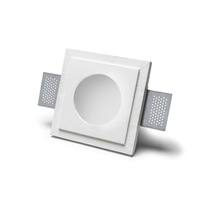 NOVANTADIECI 9010 FARETTO DA INCASSO SPOT CRISTALY CEFEO 150X150 GU10 Ø50 10W 240V