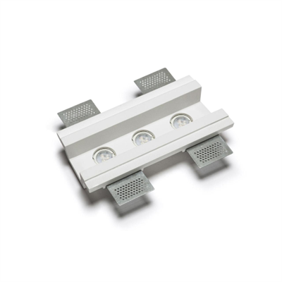 NOVANTADIECI 9010 LAMPADA A INCASSO CRISTALY FRECCIA 115X205 GU10 Ø35 3X5W