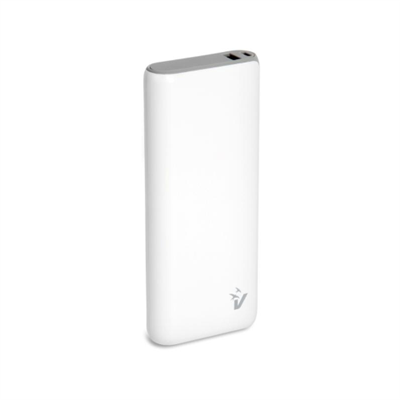 POWERBANK VPB-DL20WH CON SCHERMO LCD 20000 MAH USB E TYPE C QUICKCHARGE 65W PPS BIANCO