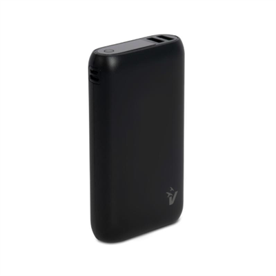 POWERBANK VPB-WP20BK CON SCHERMO LCD 20000 MAH USB E TYPE C QUICKCHARGE 3.0 NERO