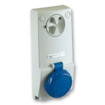 PRESA DA INCASSO INTERBLOCCATA UNIKA IP65 16A 220V 2P+T