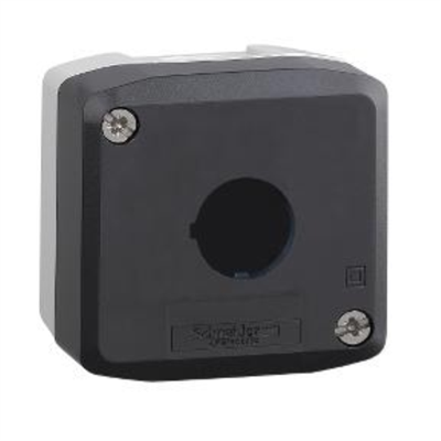 PULSANTIERA VUOTA XAL-D - PLASTICA - 1 FORO PER PULSANTERIA IN PLASTICA Ø22 HARMONY XB5, COLORE COPERCHIO GRIGIO SCURO