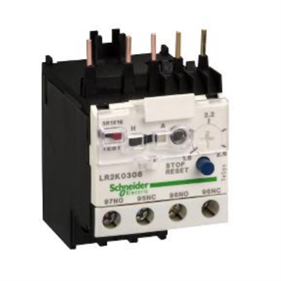 RELÈ SOVRACCARICO TERMICO PER MOTORE - TESYS LR2 K - 2,6..3,7 A - CLASSE 10A