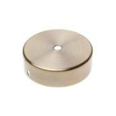 ROSONE A UN FORO IN METALLO Ø 100MM H 35MM CON STAFFA E ACCESSORI IN DOTAZIONE, COLORE RAME VERDE LUCIDO 4A
