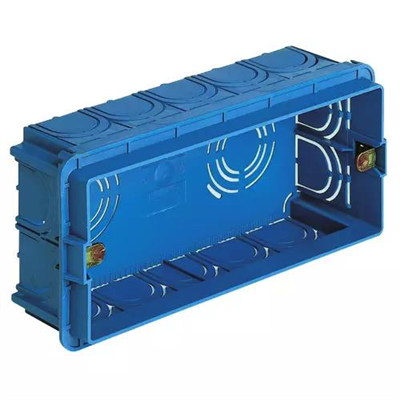 SCATOLA INCASSO RETTANGOLARE 5M AZZURRO