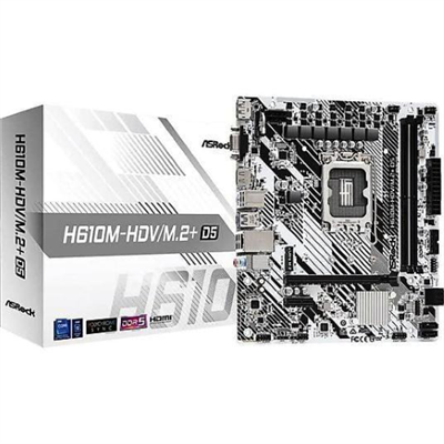 SCHEDA MADRE INTEL SKT. 1700 ASROCK H610M-HDV/M.2+ (DDR5)