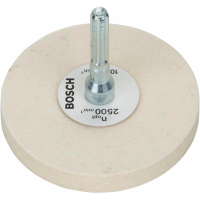 SPAZZOLA LUCIDANTE IN FELTRO D.80MM PER SMERIGLIATRICE