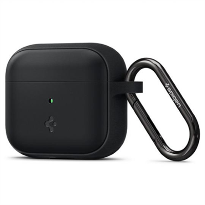 SPIGEN CUSTODIA COVER SILICONE FIT APPLE AIRPODS 3 BLACK ASD01984