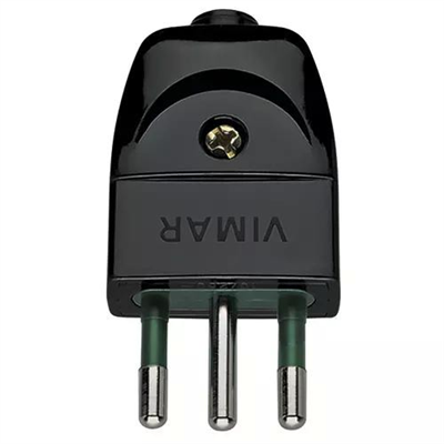 SPINA 2P+T 10A S11 ASSIALE NERO