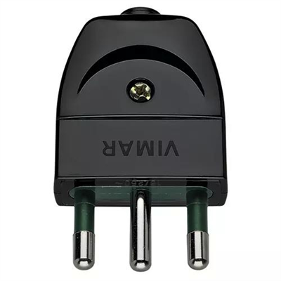 SPINA 2P+T 16A S17 ASSIALE NERO